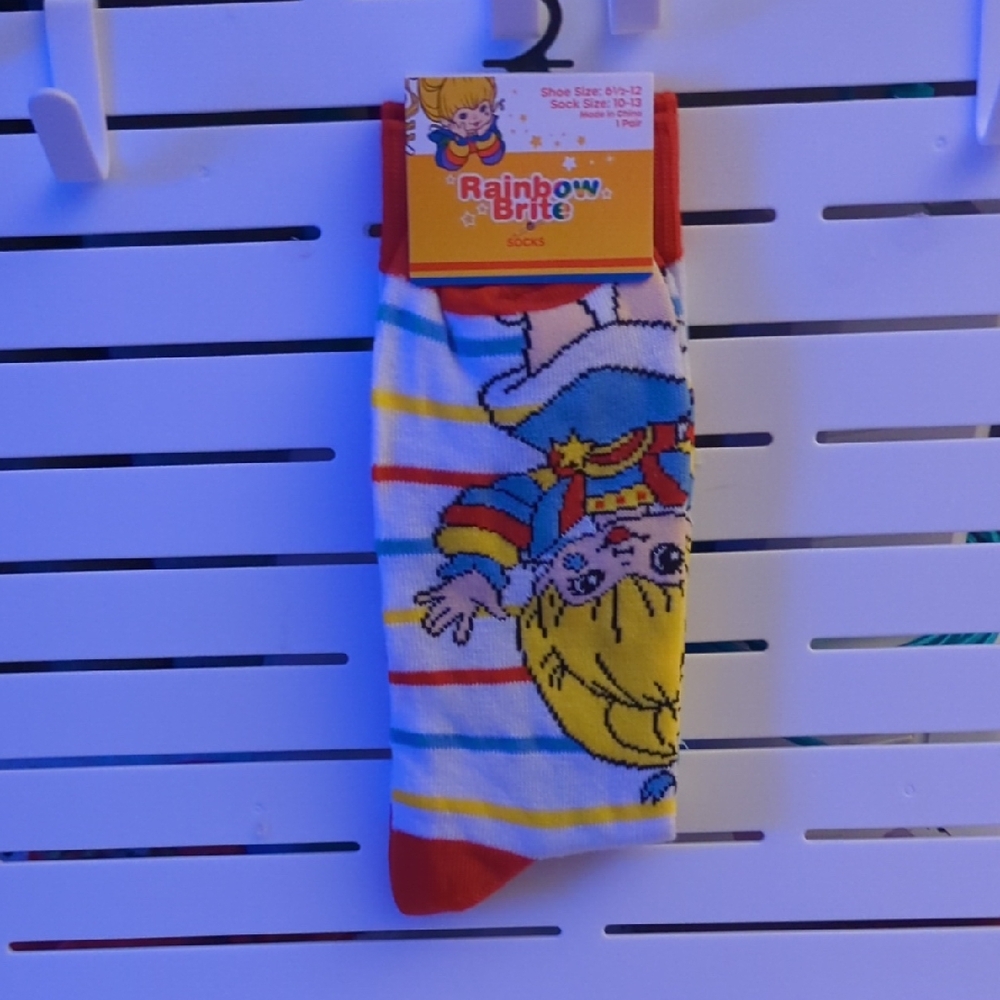 Rainbow Brite Colorful Socks